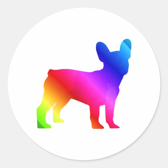 Frenchie Classic Round Sticker (Front)