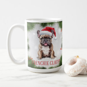 Frenchie Claus Dog Pun Christmas Coffee Mug