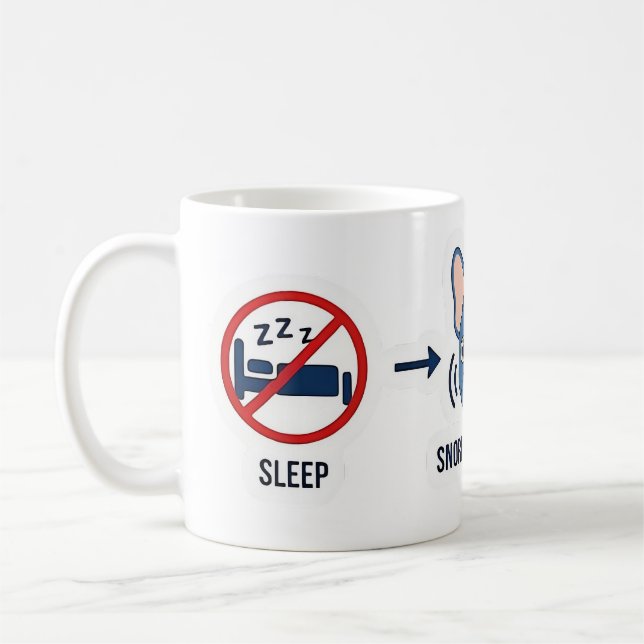 Frenchie Coffee Origin Story Funny Dog Mum French  Mug (Left)