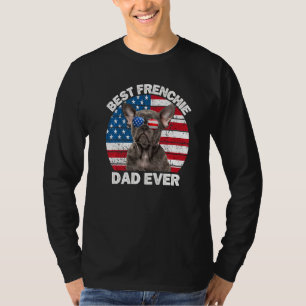 Frenchie Dad 4th Of July French Bulldog For Men Pa T-Shirt