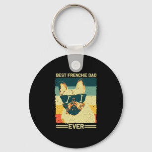 Frenchie Dad Design Men Father French Bulldog Love Key Ring