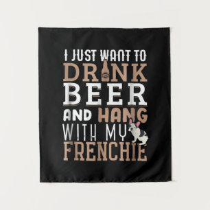 Frenchie Dad T Funny French Bulldog Lover Gift Tapestry
