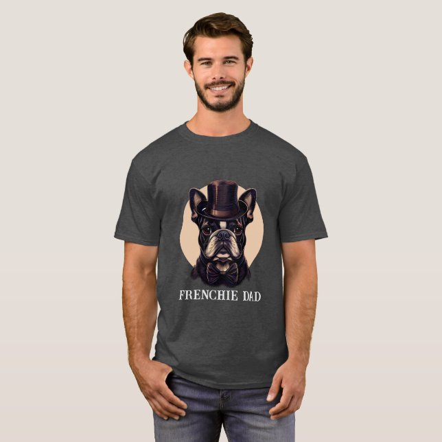 Frenchie Dad T-Shirt (Front Full)