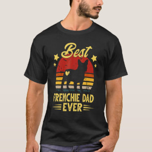 Frenchie Dad Vintage Frenchiea Dog Owner T-Shirt