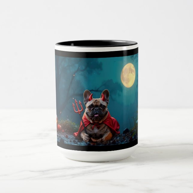 Frenchie Devil- Too cute to be wicked Mug (Center)