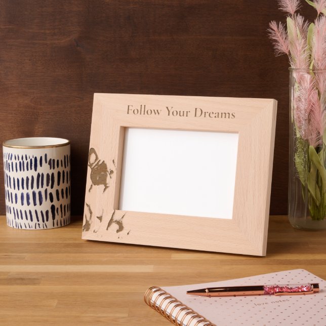 Frenchie Dog Etched Frames (Left)