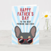 Frenchie Father's Day Blue and Tan French Bulldog