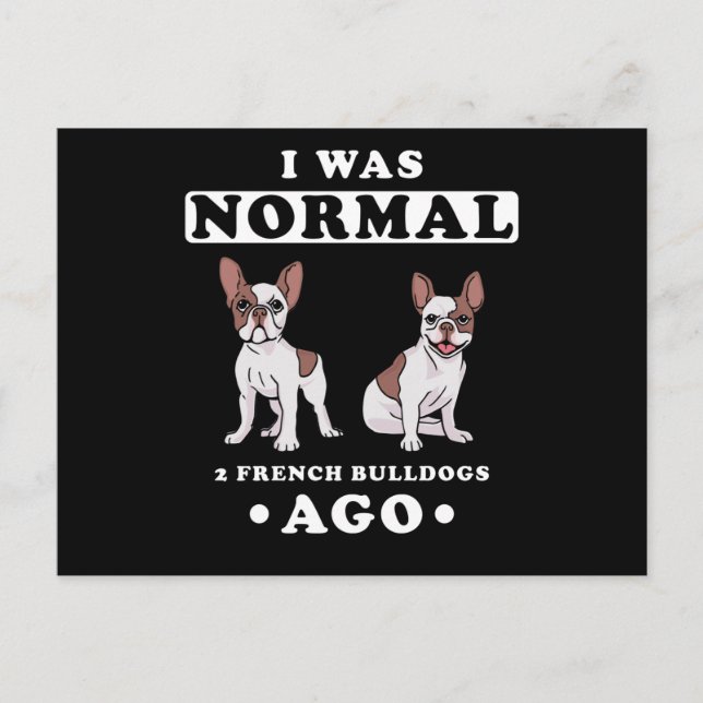 Frenchie French Bulldog Postcard (Front)