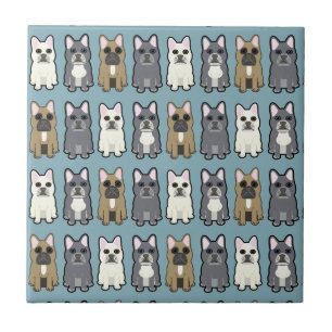 Frenchie Friends Ceramic Tile
