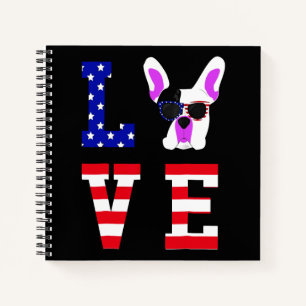 Frenchie Gift   Cool Cute Love French Bulldog Notebook