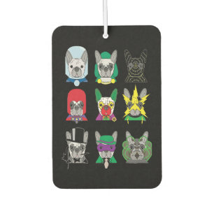 Frenchie Gift Cute French Bulldog Design Funny Car Air Freshener