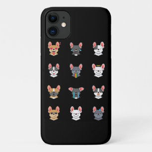Frenchie Gift Emotional Face French Bulldog iPhone 11 Case