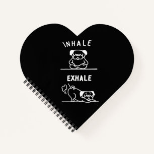Frenchie Gift   Inhale Exhale French Bulldog Notebook