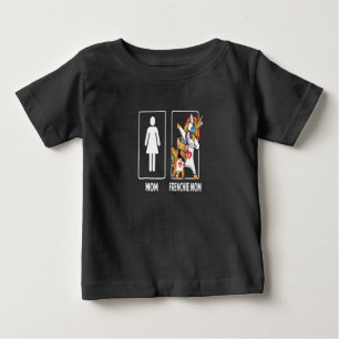 Frenchie Gift Mum With Frenchie Mum Unique Baby T-Shirt