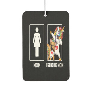 Frenchie Gift Mum With Frenchie Mum Unique Car Air Freshener