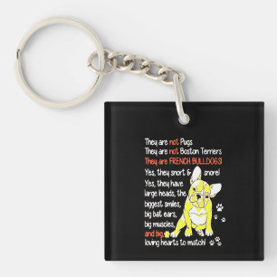 Frenchie Gift They Are French Bulldogs Gift Key Ring