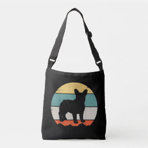 Frenchie Gift Vintage French Bulldog Gift Crossbody Bag