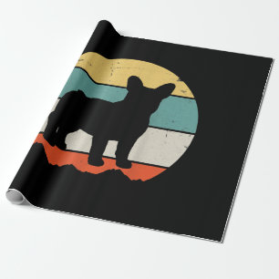 Frenchie Gift Vintage French Bulldog Gift Wrapping Paper