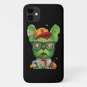 Frenchie Gift Zombie French Bulldog iPhone 11 Case