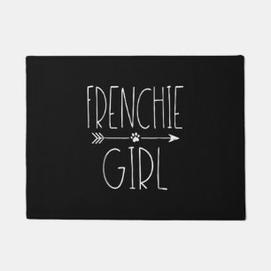 frenchie girl i love my french bulldog dog gift doormat