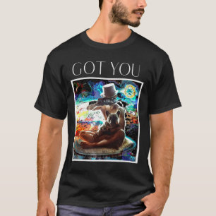 Frenchie Got You Futuristic French Bull Dog Rescu T-Shirt