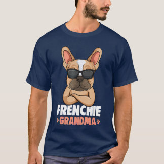 Frenchie Grandma French Bulldog Dog Women funny T-Shirt