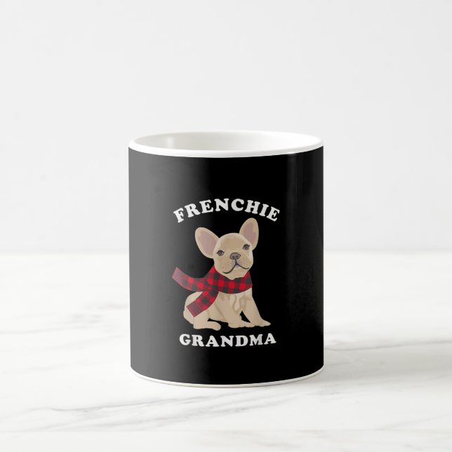 Frenchie Grandma Gift  French Bulldog Xmas Family Coffee Mug (Center)