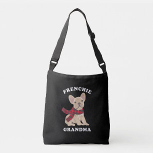 Frenchie Grandma Gift  French Bulldog Xmas Family Crossbody Bag