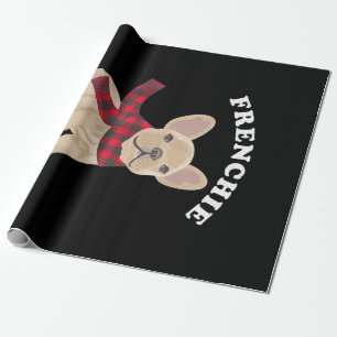 Frenchie Grandma Gift  French Bulldog Xmas Family Wrapping Paper