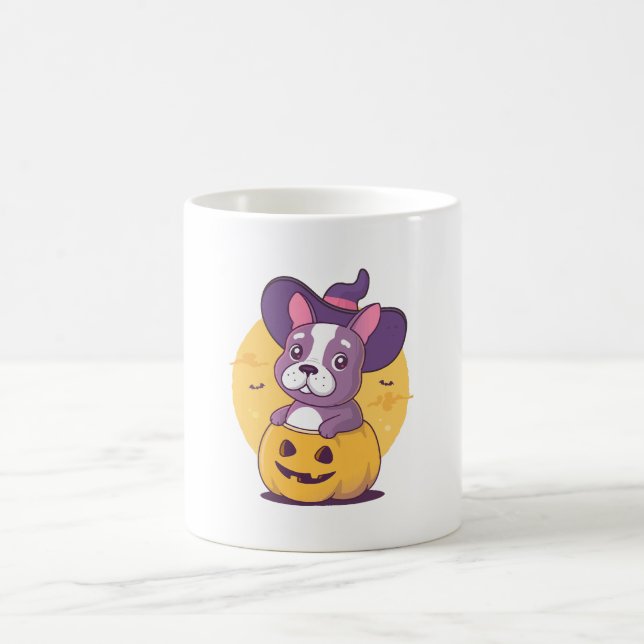 Frenchie Halloween Coffee Mug (Center)
