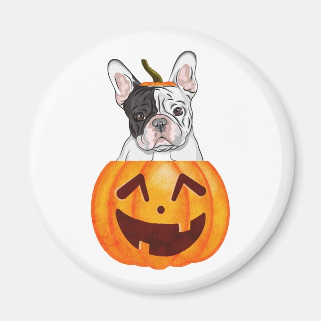 Frenchie Halloween   Magnet (Front)