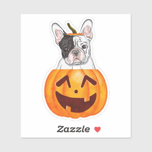 Frenchie Halloween Sticker (Sheet)