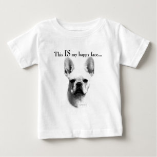 Frenchie Happy Face Baby T-Shirt