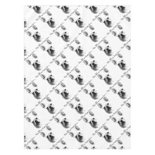Frenchie Happy Face Tablecloth