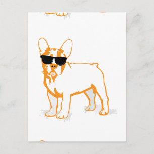 Frenchie Howlelu Postcard