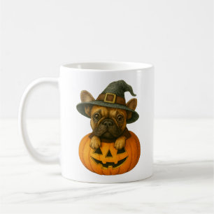 Frenchie in Pumpkin Coffee Mug