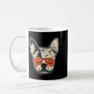 Frenchie In Pumpkin Sungles - French Bulldog Coffee Mug