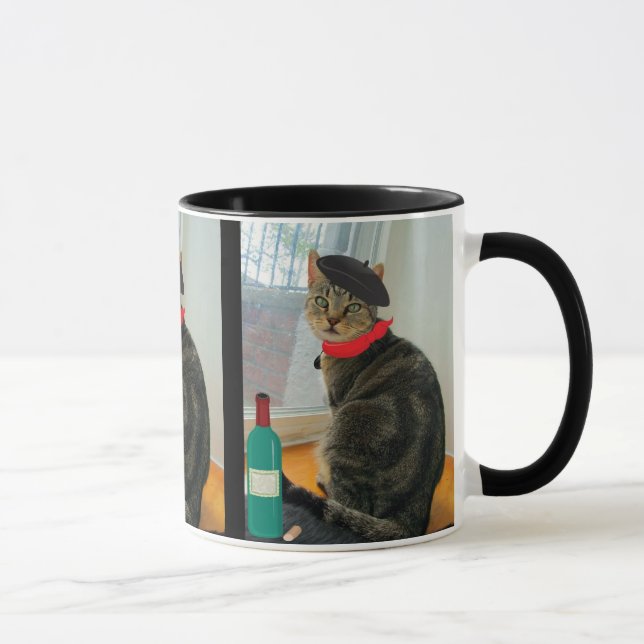 Frenchie Indigo Mug (Right)