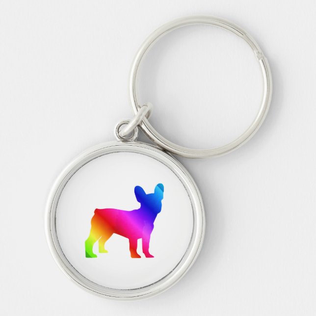 Frenchie  key ring (Front)