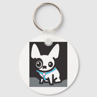 Frenchie Keyring