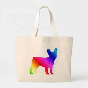 Frenchie    large tote bag