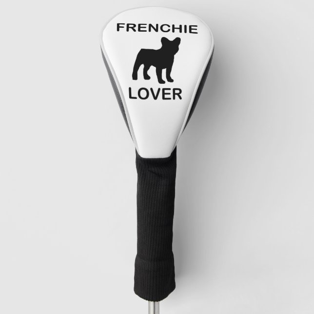 frenchie lover golf head cover (Front)
