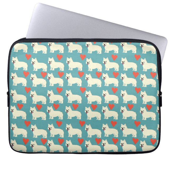 Frenchie Lover Laptop Sleeve (Front)