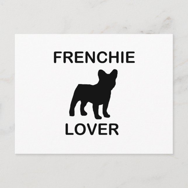 frenchie lover postcard (Front)