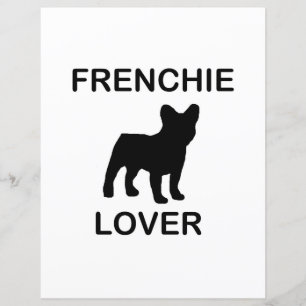 frenchie lover scrapbook paper