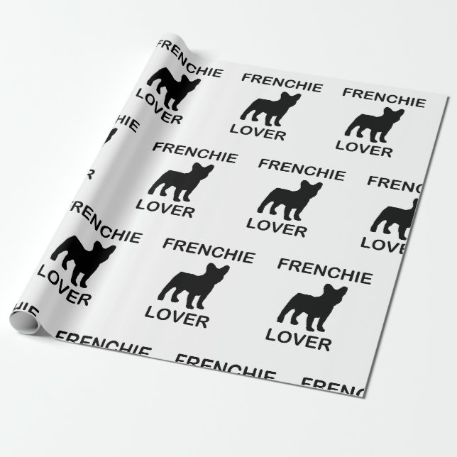 frenchie lover wrapping paper (Unrolled)