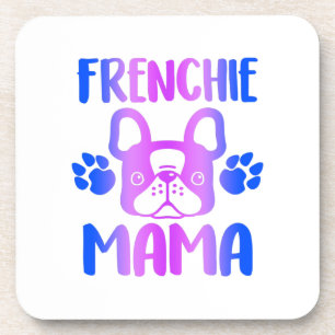 Frenchie Mama Bulldog For Dog Mum Fur Mama Funny Coaster