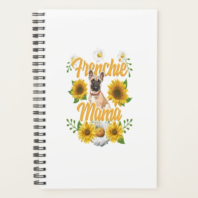 Frenchie Mama French Bulldog Dog Mum Fur Mama Planner (Front)