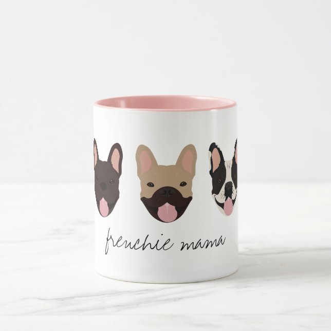 Frenchie Mama French Bulldogs Mug (Center)