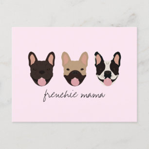 Frenchie Mama French Bulldogs Postcard